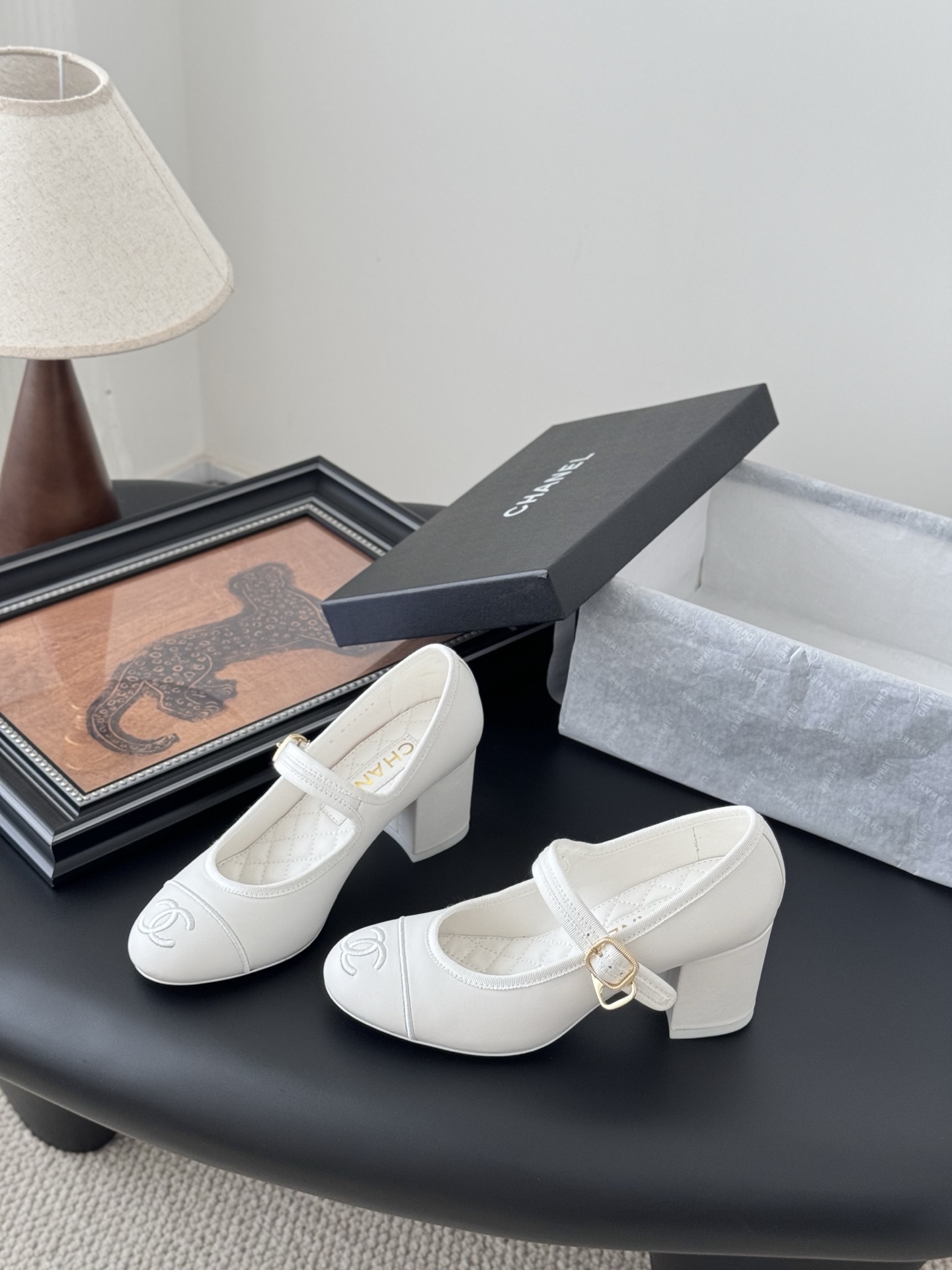 Chanel 샤넬 통굽 구두 로퍼 구두 신발