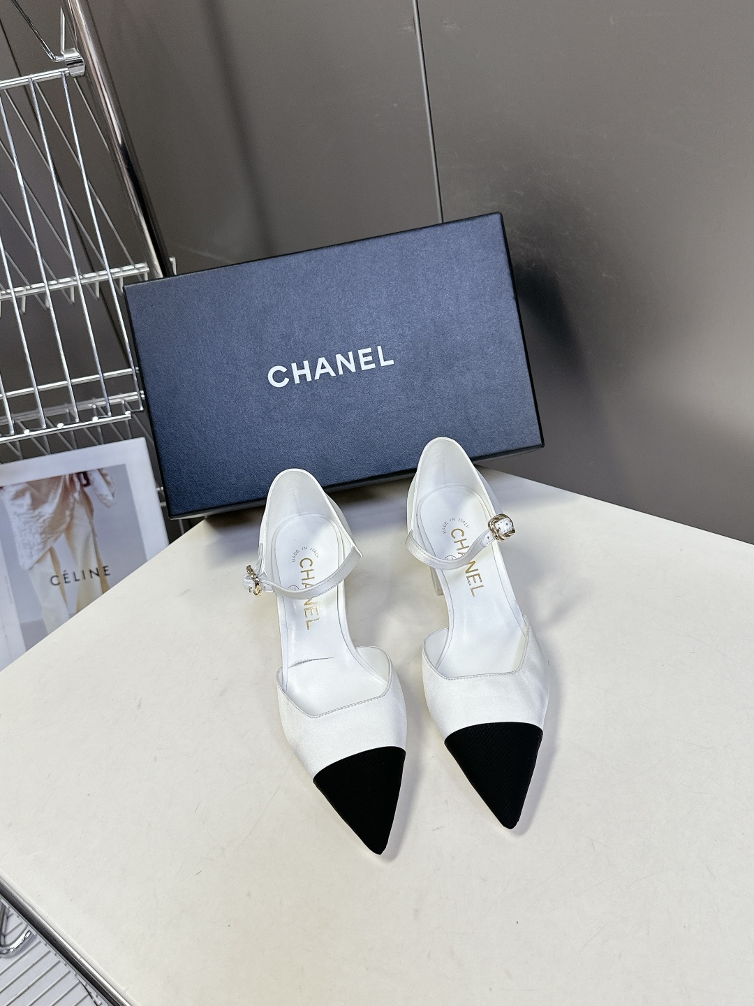 CHANEL 샤넬 통굽 구두 신발