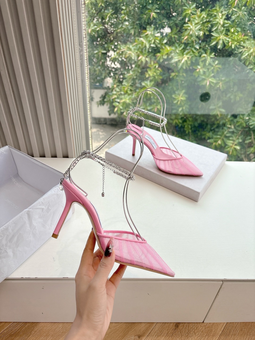 Jimmy Choo 지미추 힐 샌들 구두 신발