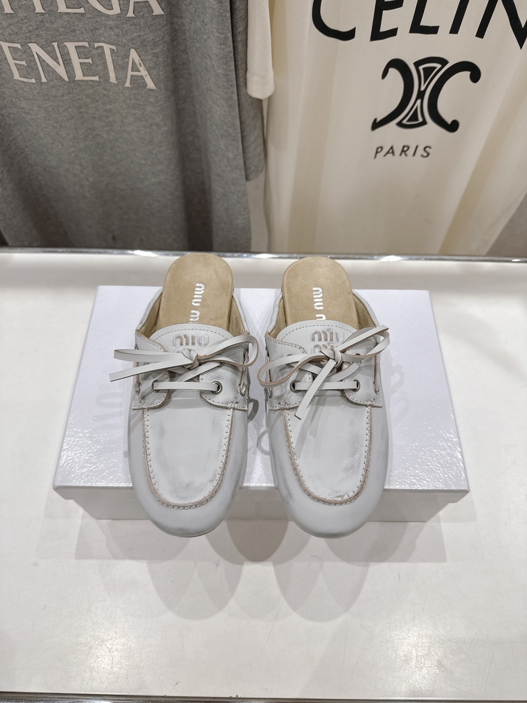 MiuMiu 미우미우 반슬리퍼 로퍼 뮬 신발