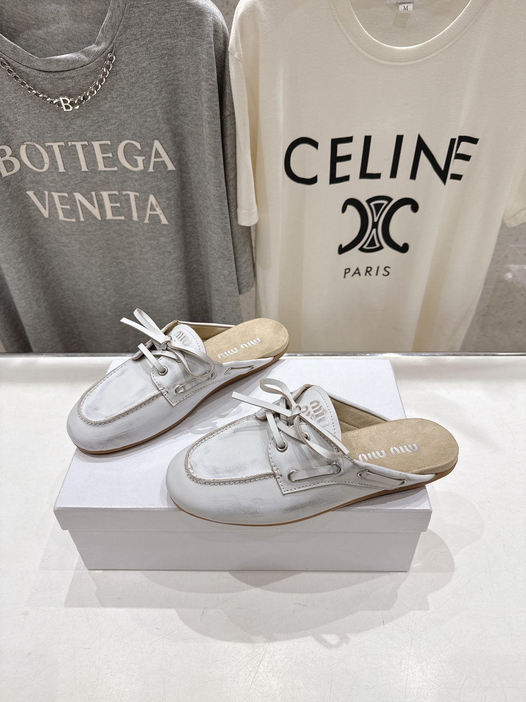 MiuMiu 미우미우 반슬리퍼 로퍼 뮬 신발