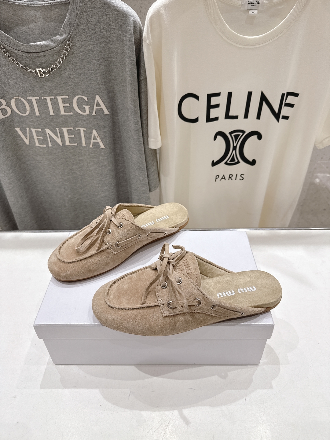 MiuMiu 미우미우 반슬리퍼 로퍼 뮬 신발