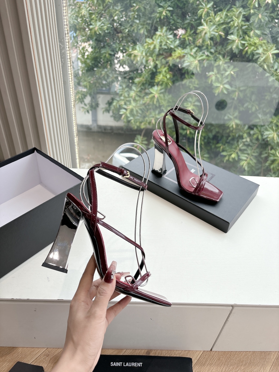 Saint Laurent YSL 생로랑 힐 구두 샌들 신발