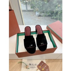 Loro Piana LP 로로피아나 통굽 태슬 플랫 슬리퍼 샌들 신발