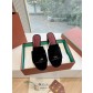 Loro Piana LP 로로피아나 통굽 태슬 플랫 슬리퍼 샌들 신발