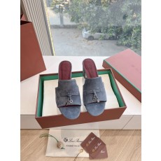 Loro Piana LP 로로피아나 통굽 태슬 플랫 슬리퍼 샌들 신발