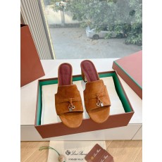 Loro Piana LP 로로피아나 통굽 태슬 플랫 슬리퍼 샌들 신발