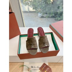 Loro Piana LP 로로피아나 통굽 태슬 플랫 슬리퍼 샌들 신발