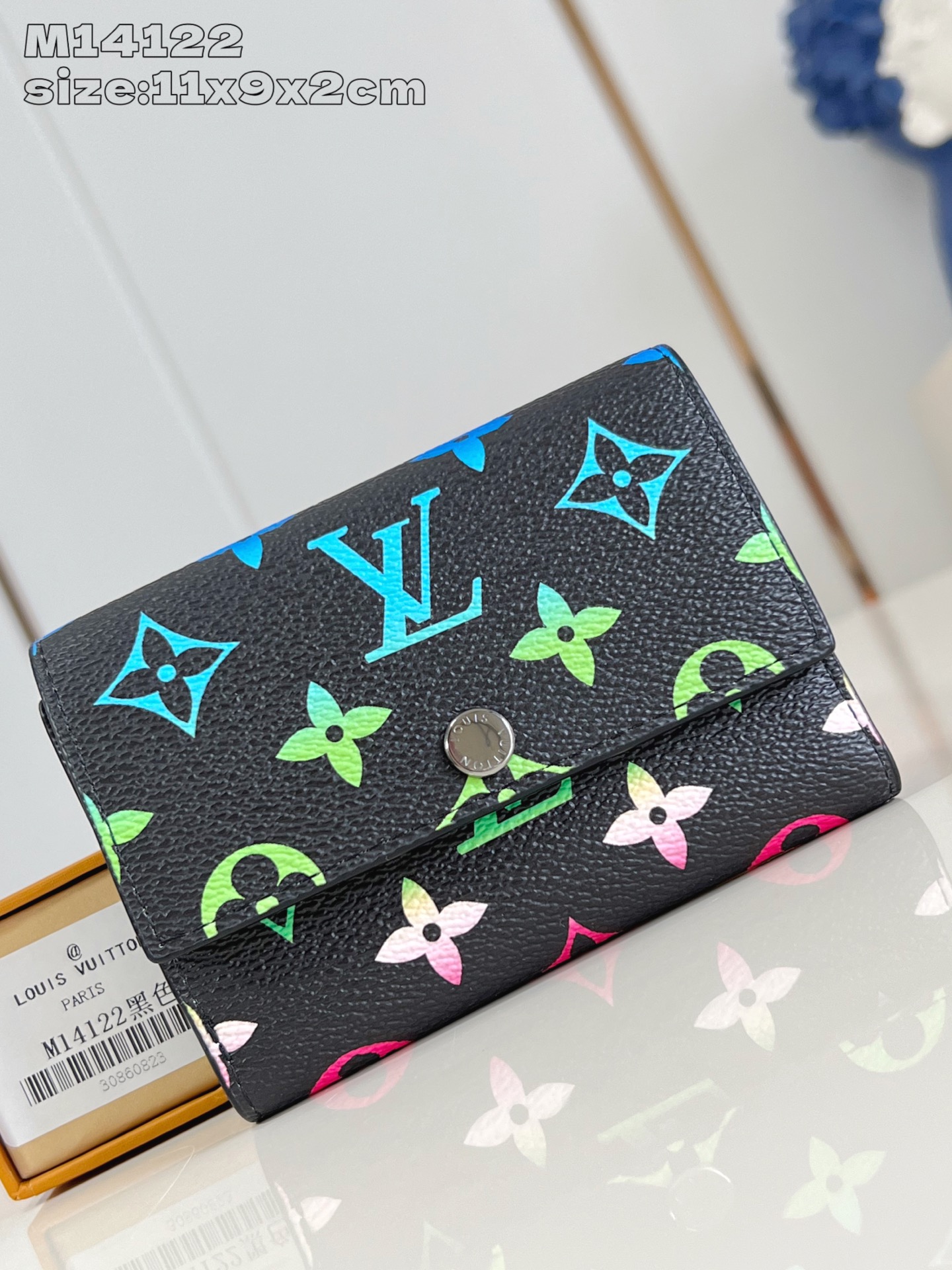 LV 루이비통 지갑 M14122 블랙 Victor 반지갑