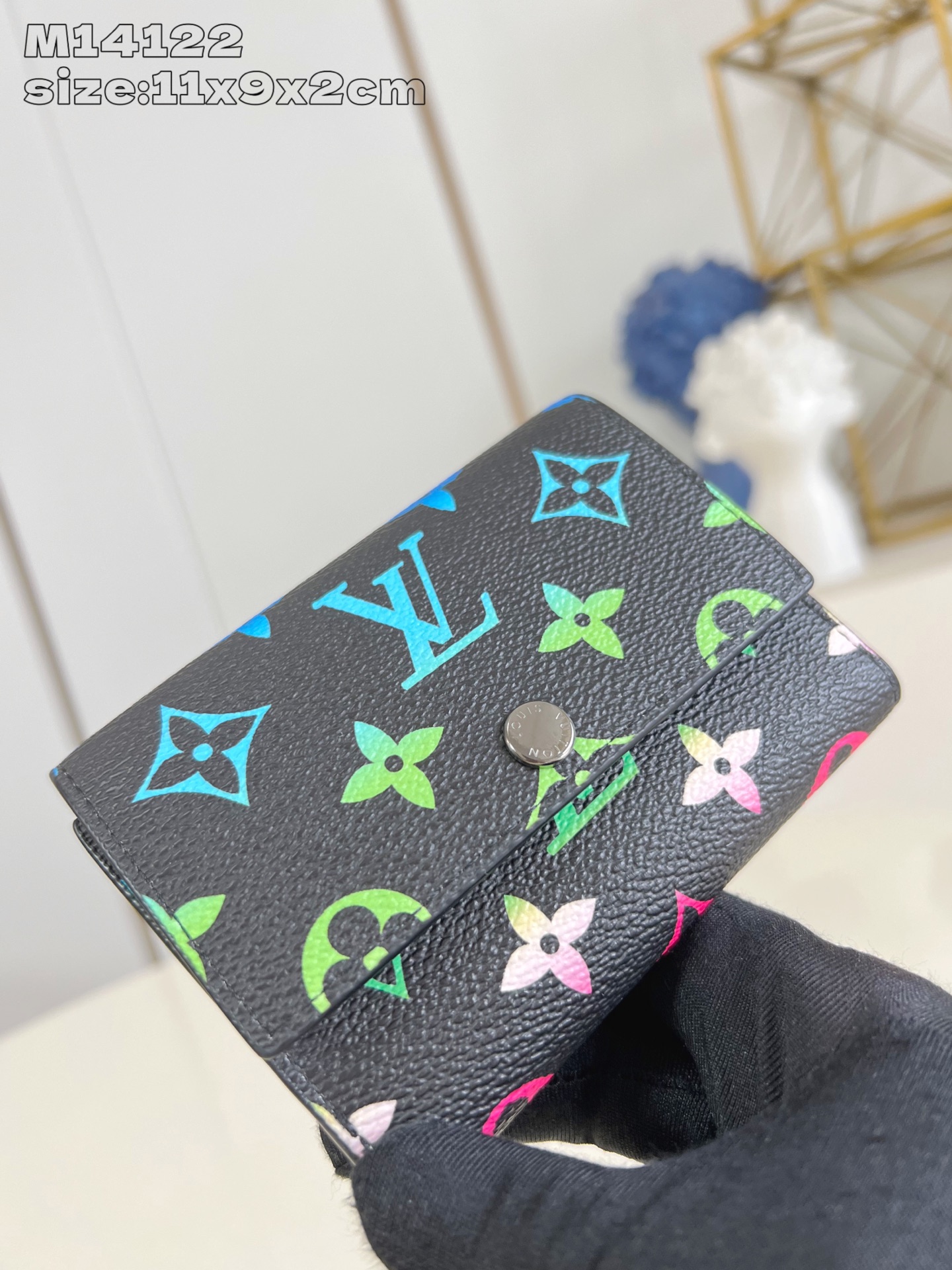 LV 루이비통 지갑 M14122 블랙 Victor 반지갑