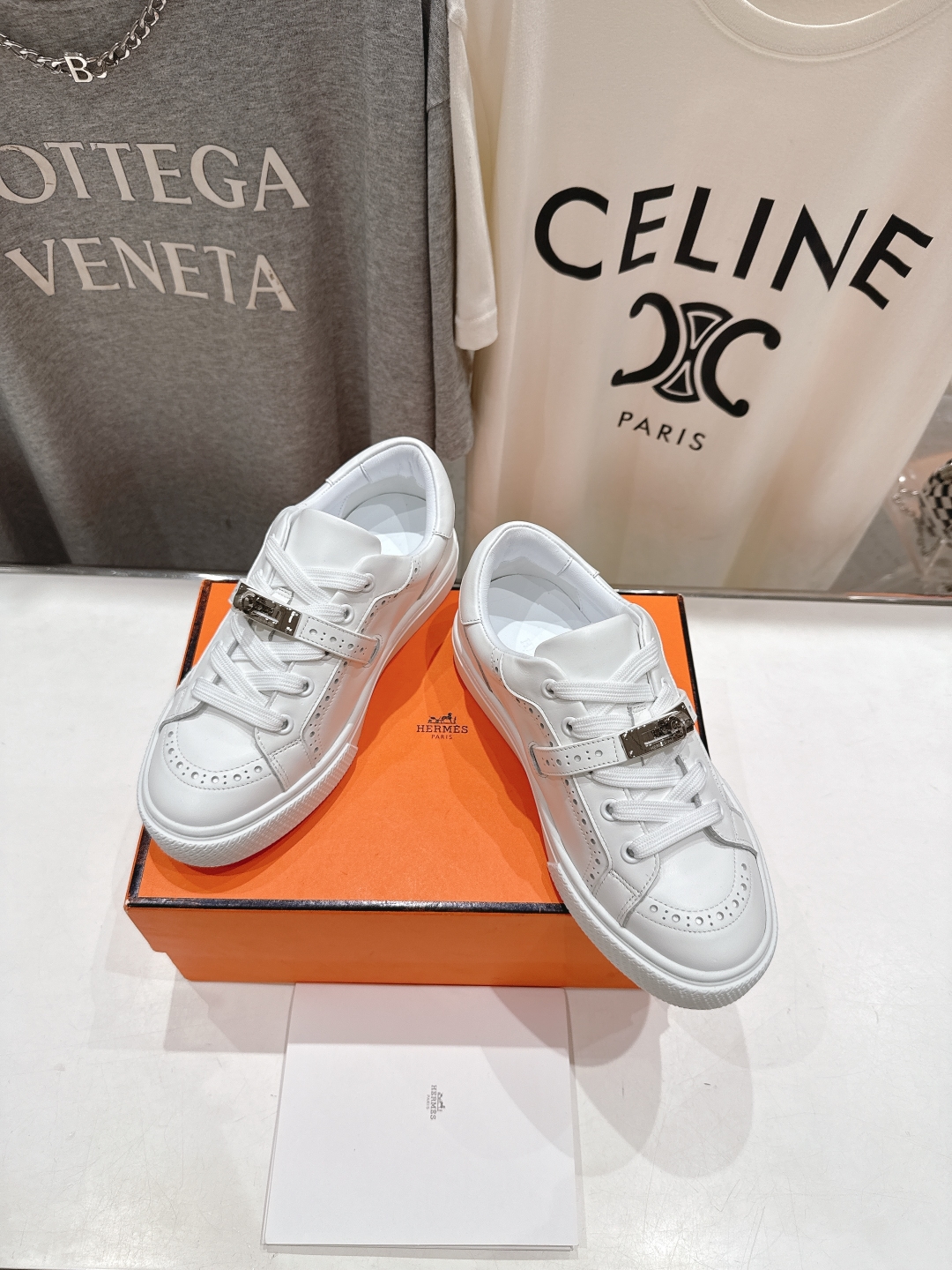 Hermes 에르메스 커플용 레이스업 스니커즈 운동화 신발