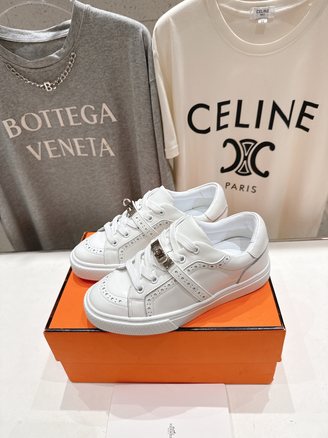 Hermes 에르메스 커플용 레이스업 스니커즈 운동화 신발