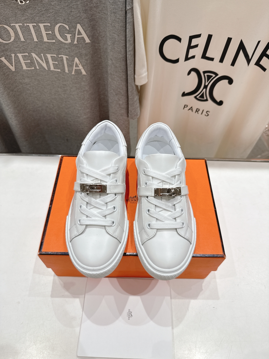 Hermes 에르메스 커플용 레이스업 스니커즈 운동화 신발