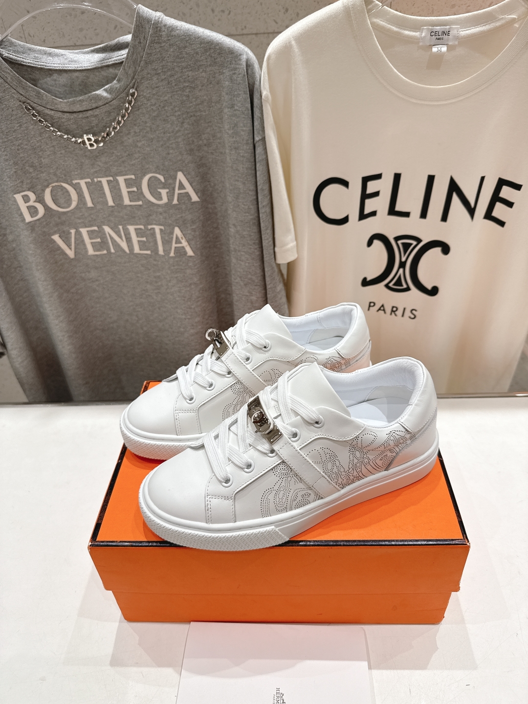 Hermes 에르메스 커플용 레이스업 스니커즈 운동화 신발