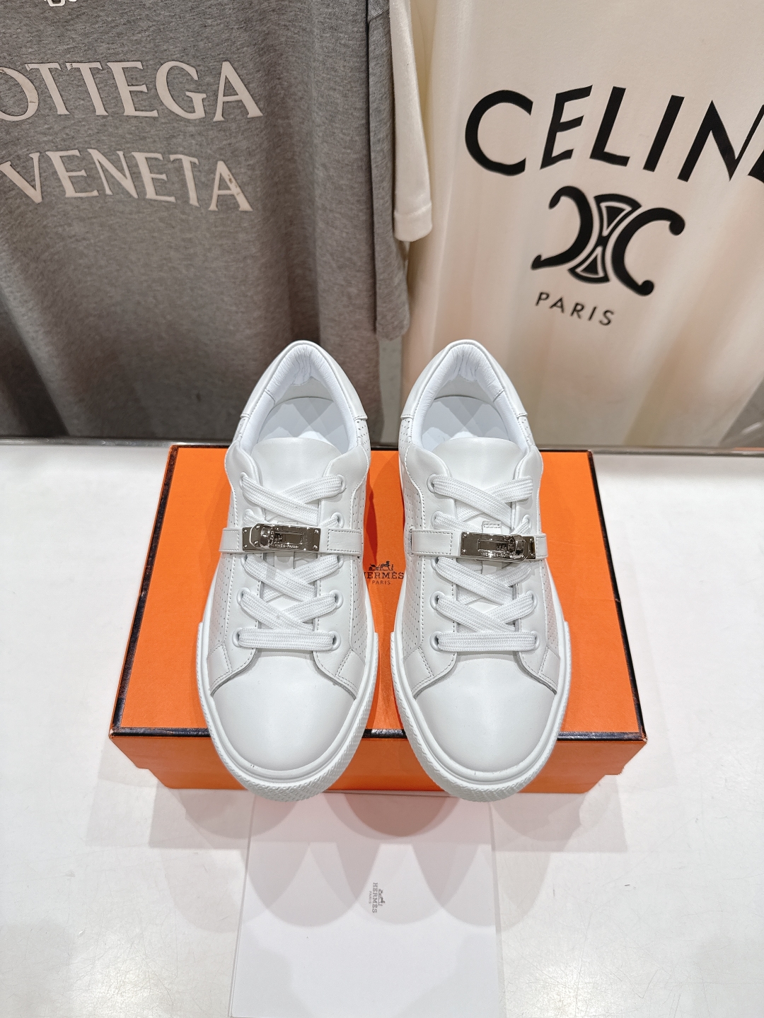 Hermes 에르메스 커플용 레이스업 스니커즈 운동화 신발