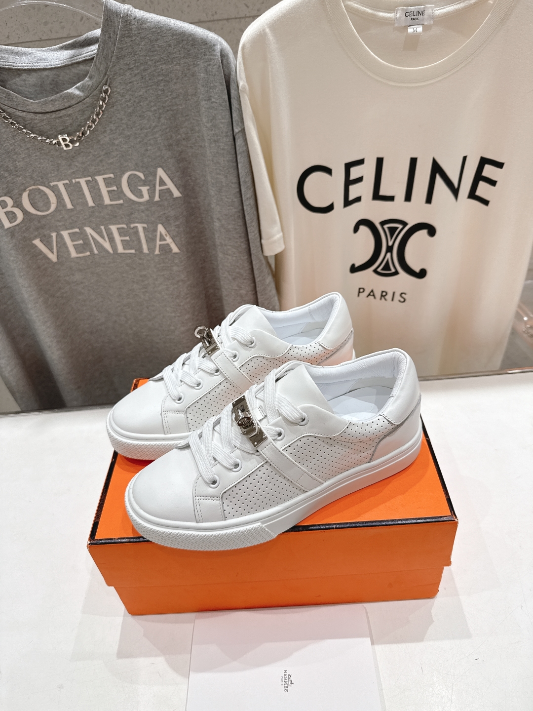 Hermes 에르메스 커플용 레이스업 스니커즈 운동화 신발