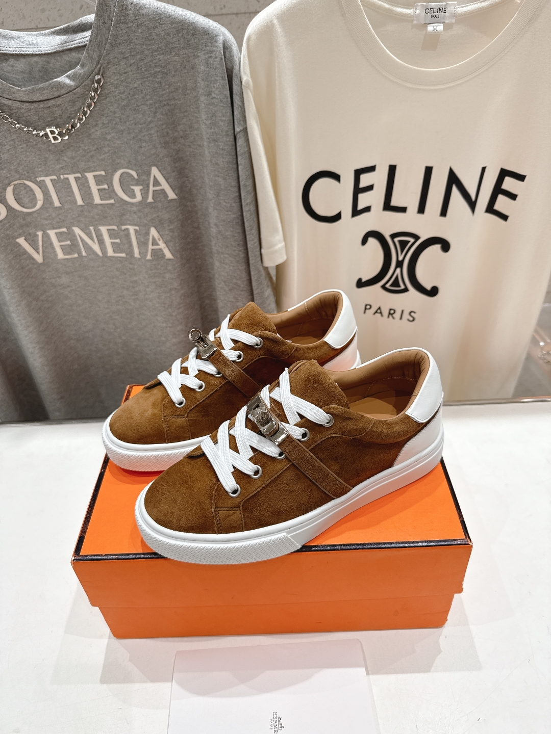 Hermes 에르메스 커플용 레이스업 스니커즈 운동화 신발