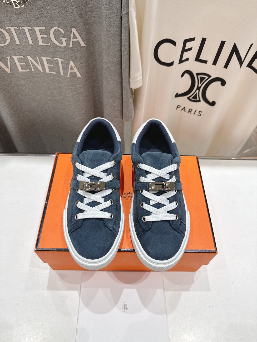 Hermes 에르메스 커플용 레이스업 스니커즈 운동화 신발