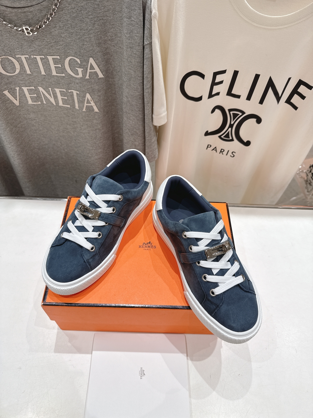 Hermes 에르메스 커플용 레이스업 스니커즈 운동화 신발