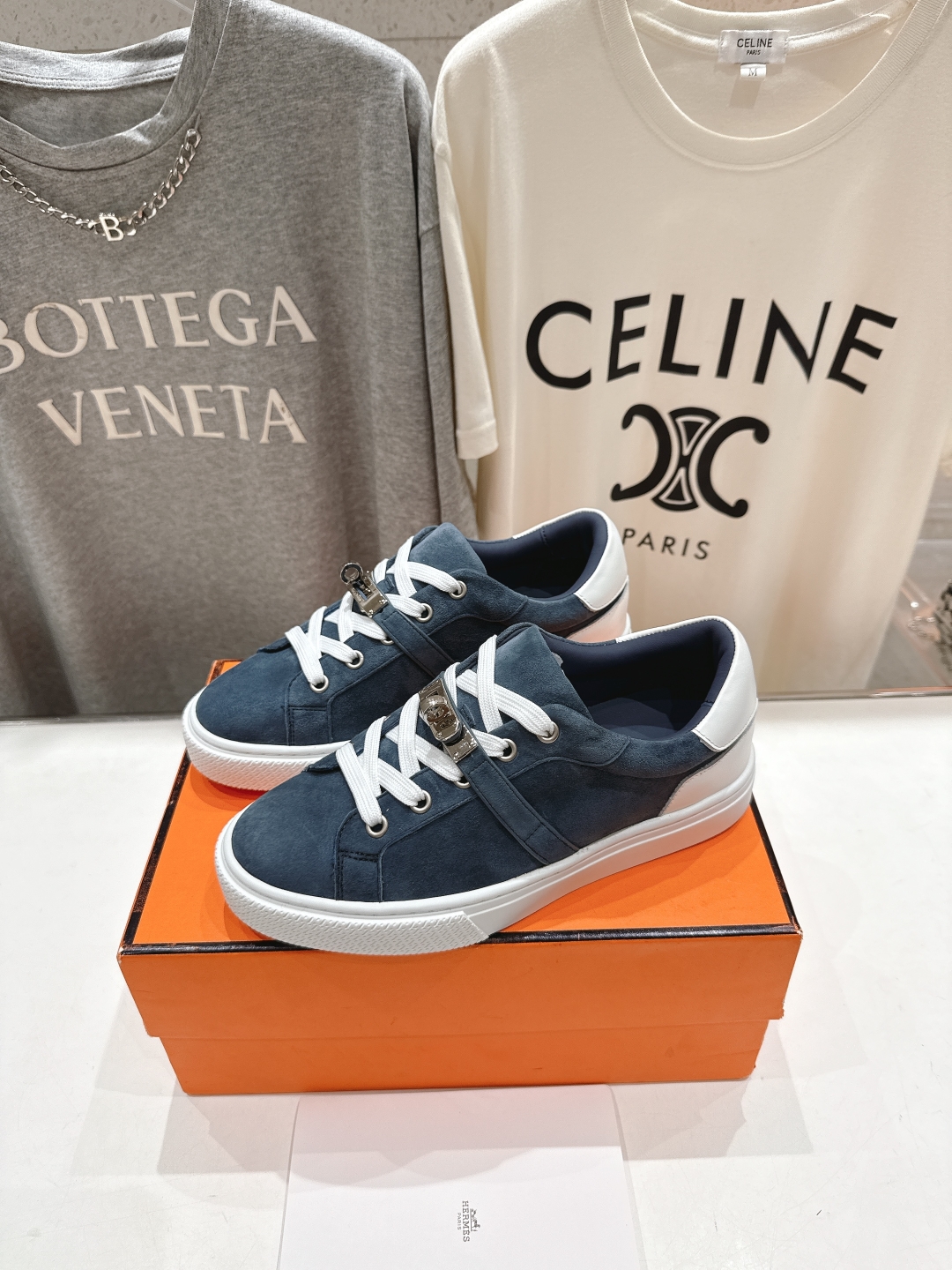 Hermes 에르메스 커플용 레이스업 스니커즈 운동화 신발