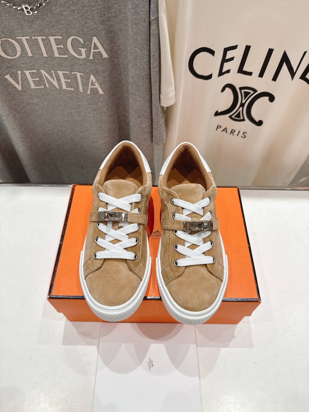 Hermes 에르메스 커플용 레이스업 스니커즈 운동화 신발