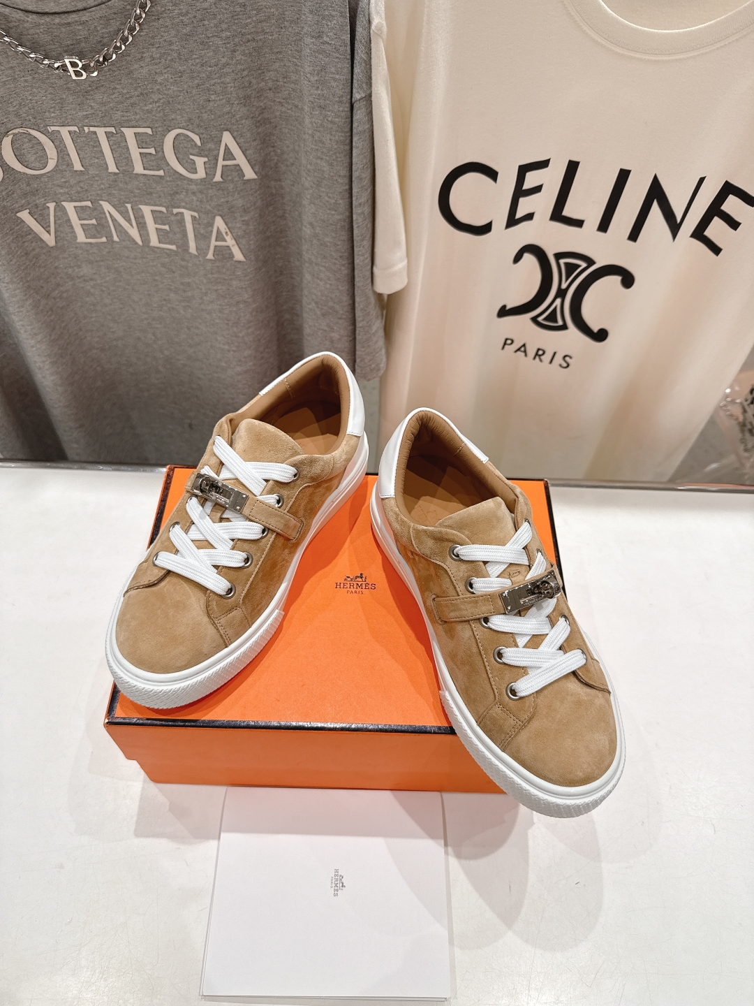 Hermes 에르메스 커플용 레이스업 스니커즈 운동화 신발