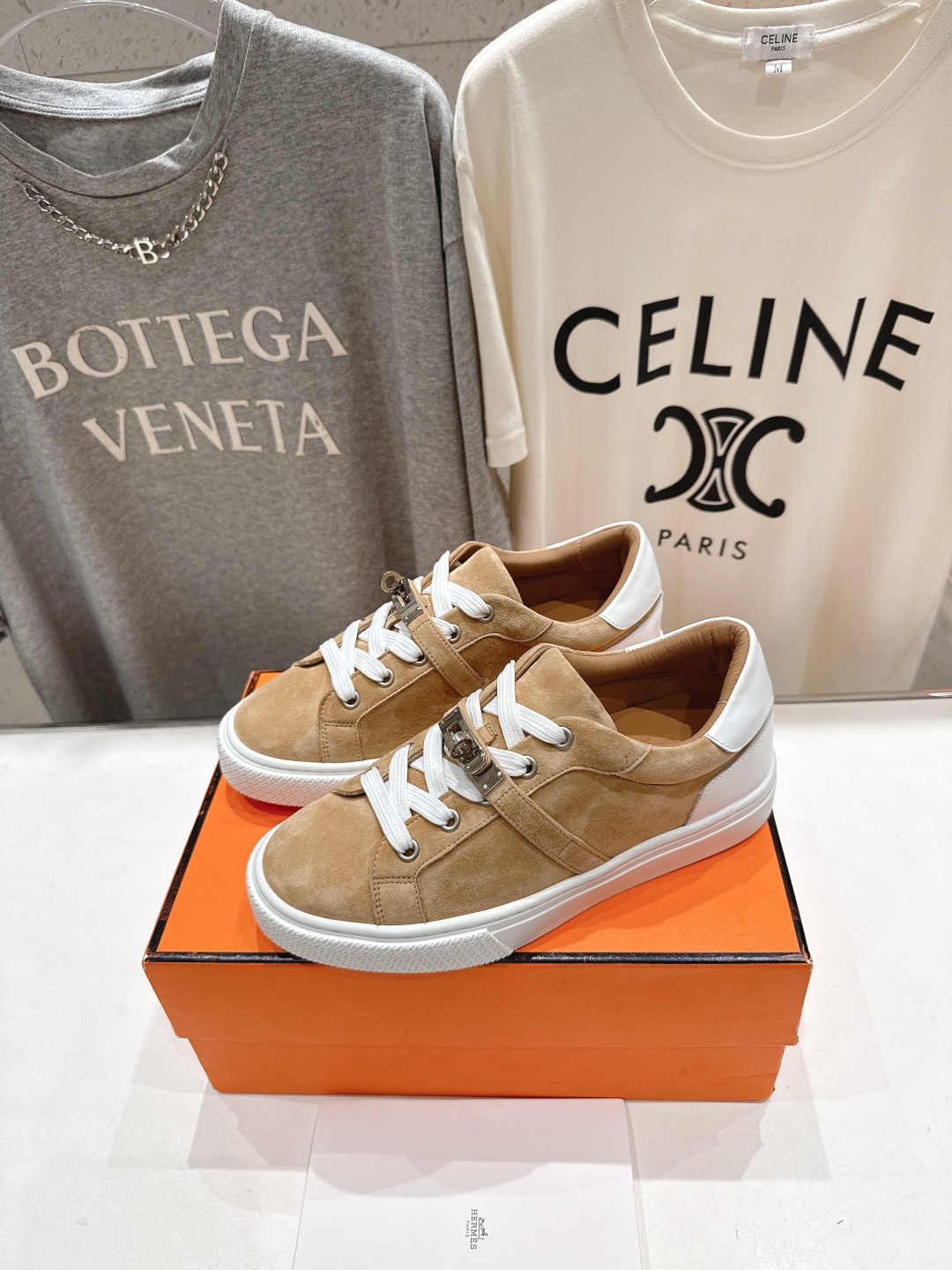 Hermes 에르메스 커플용 레이스업 스니커즈 운동화 신발