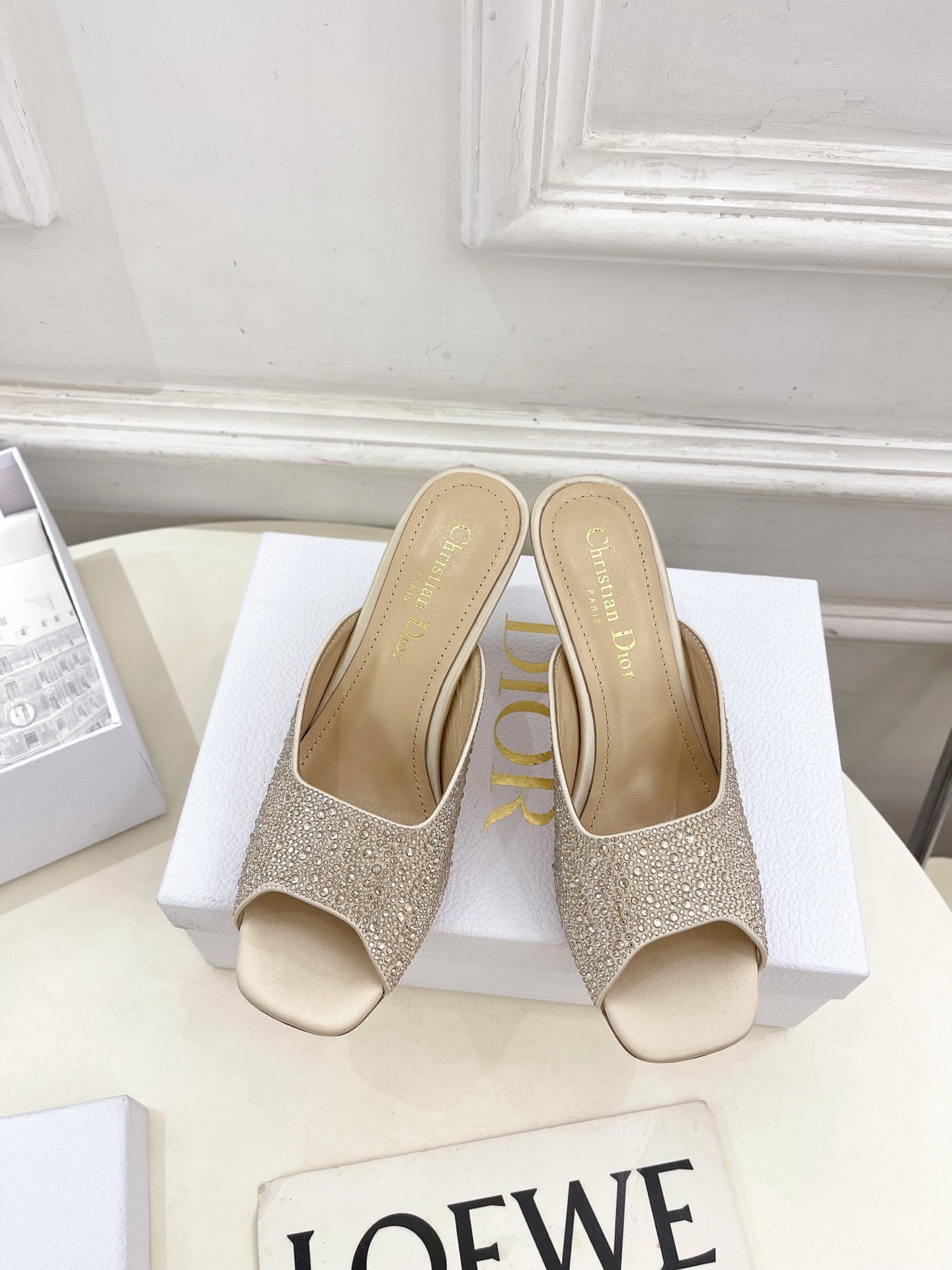 Dior CD 디올 힐 슬리퍼 샌들 신발