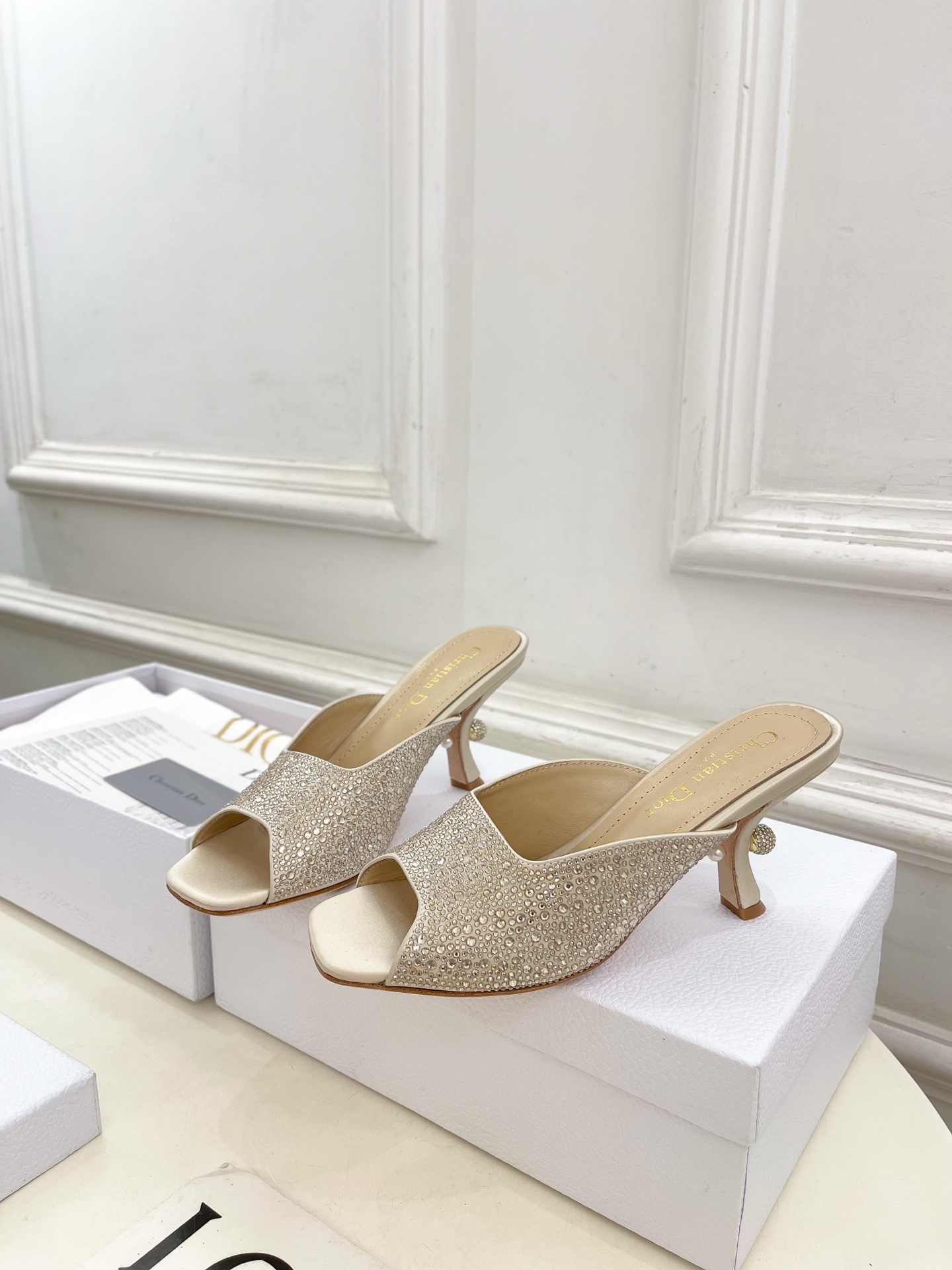 Dior CD 디올 힐 슬리퍼 샌들 신발