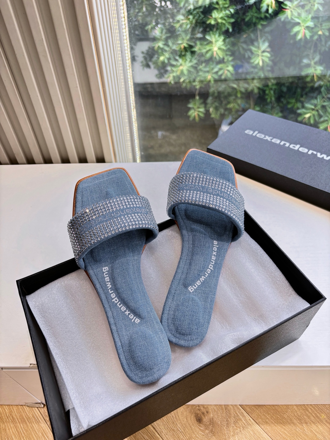 Alexander Wang 알렉산더왕 스터드 슬리퍼 신발