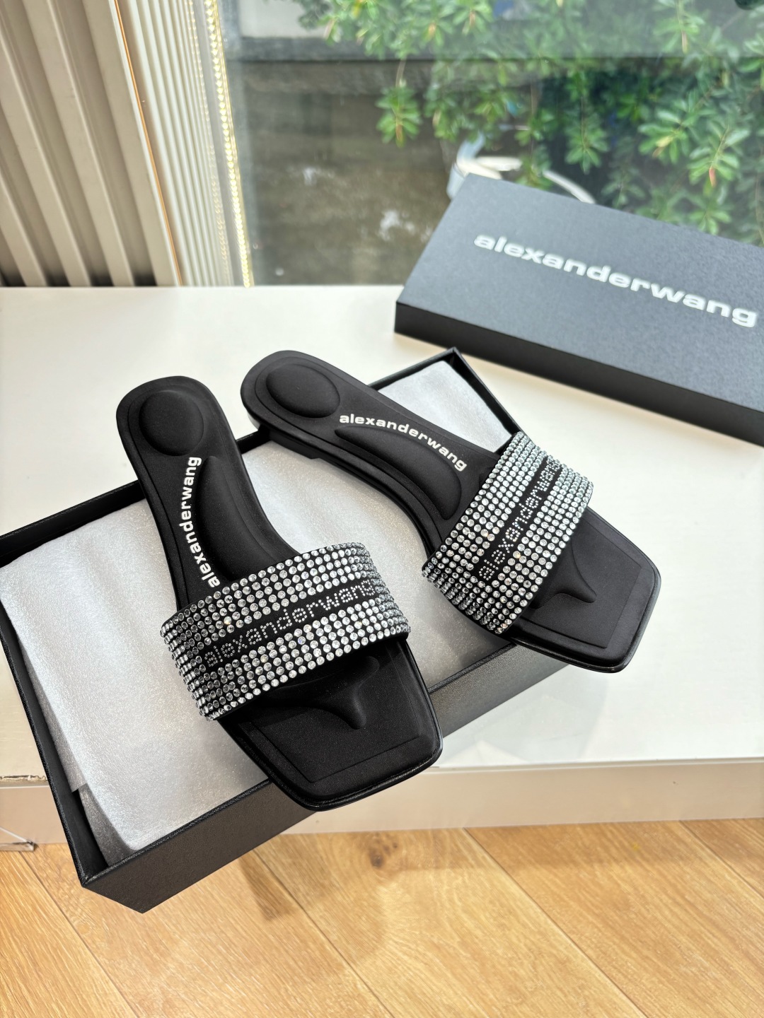 Alexander Wang 알렉산더왕 스터드 슬리퍼 신발