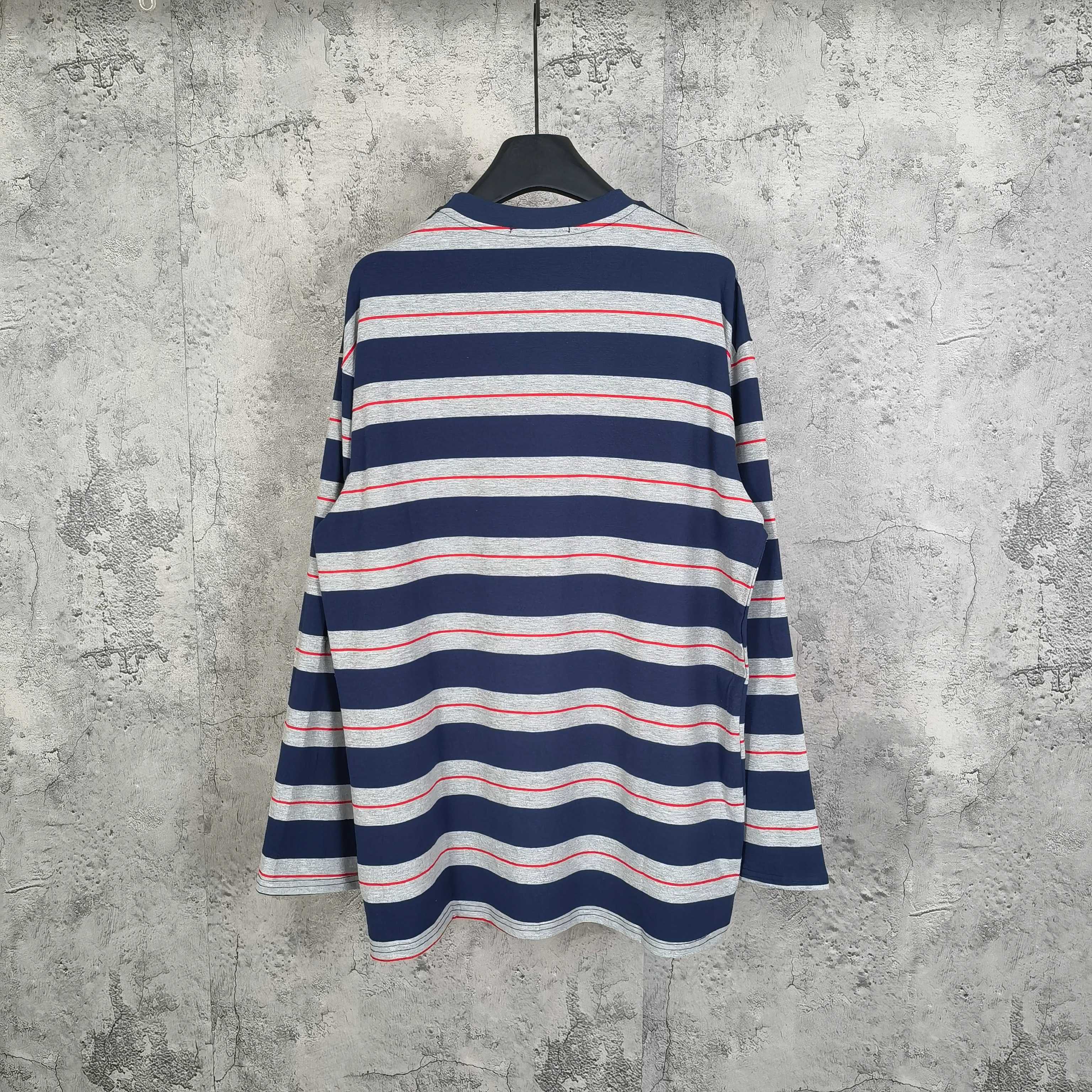 MiuMiu 미우미우 면 스트라이프 긴팔 티셔츠 의류