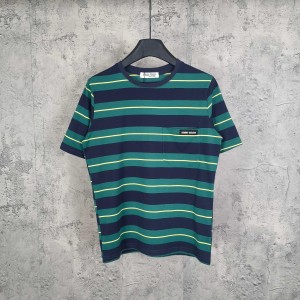 MiuMiu 미우미우 스트라이프 반팔 티셔츠 의류