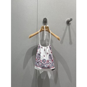 MiuMiu 미우미우 끈 나시 상의 + 미니스커트 치마 하의 세트 의류