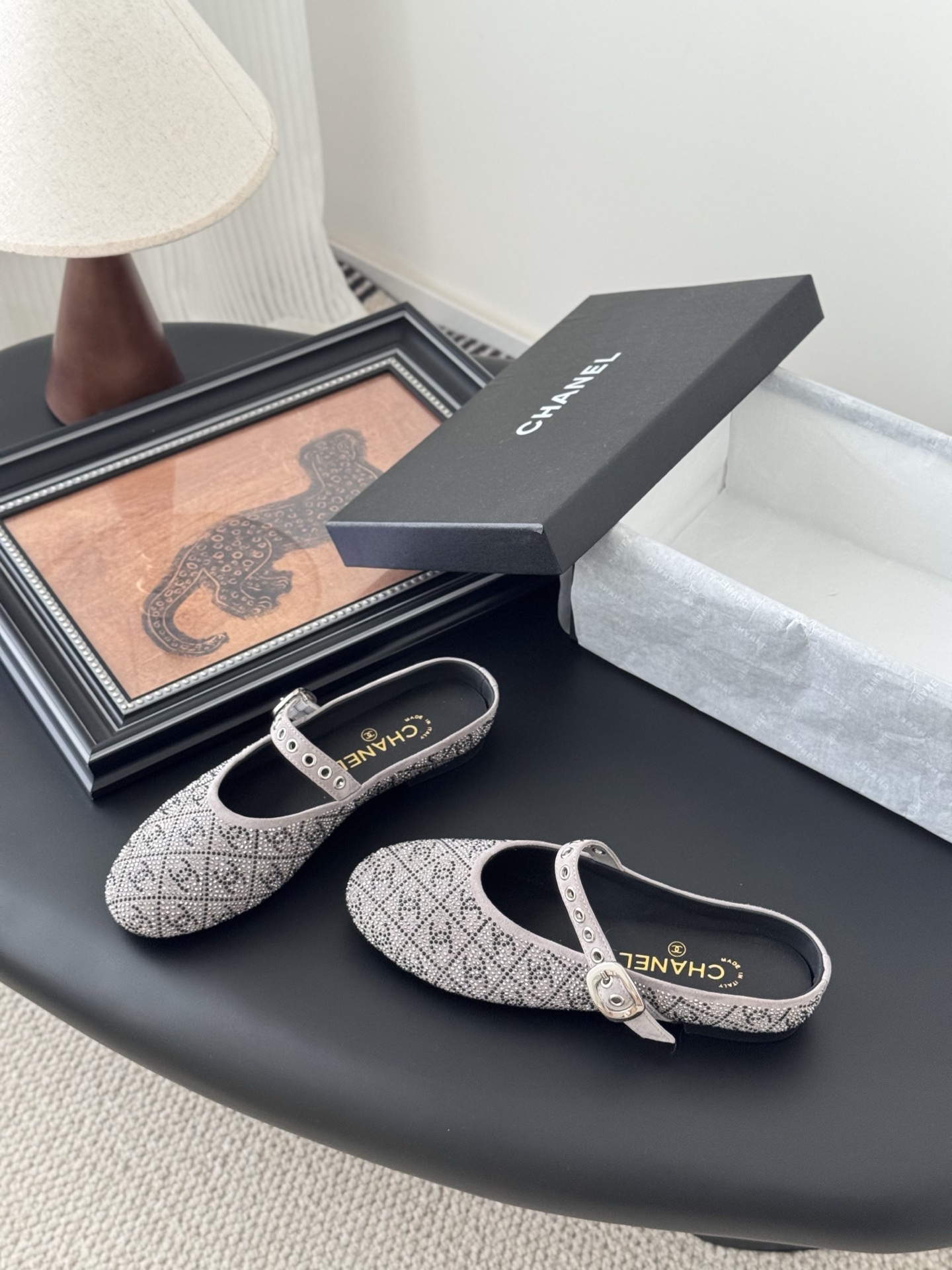 Chanel 샤넬 메리제인 플랫 슈즈 단화 신발