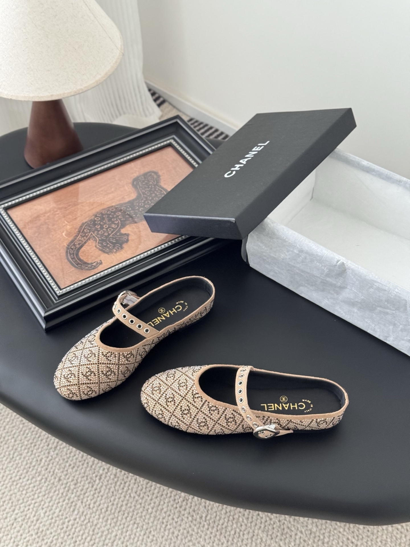 Chanel 샤넬 메리제인 플랫 슈즈 단화 신발