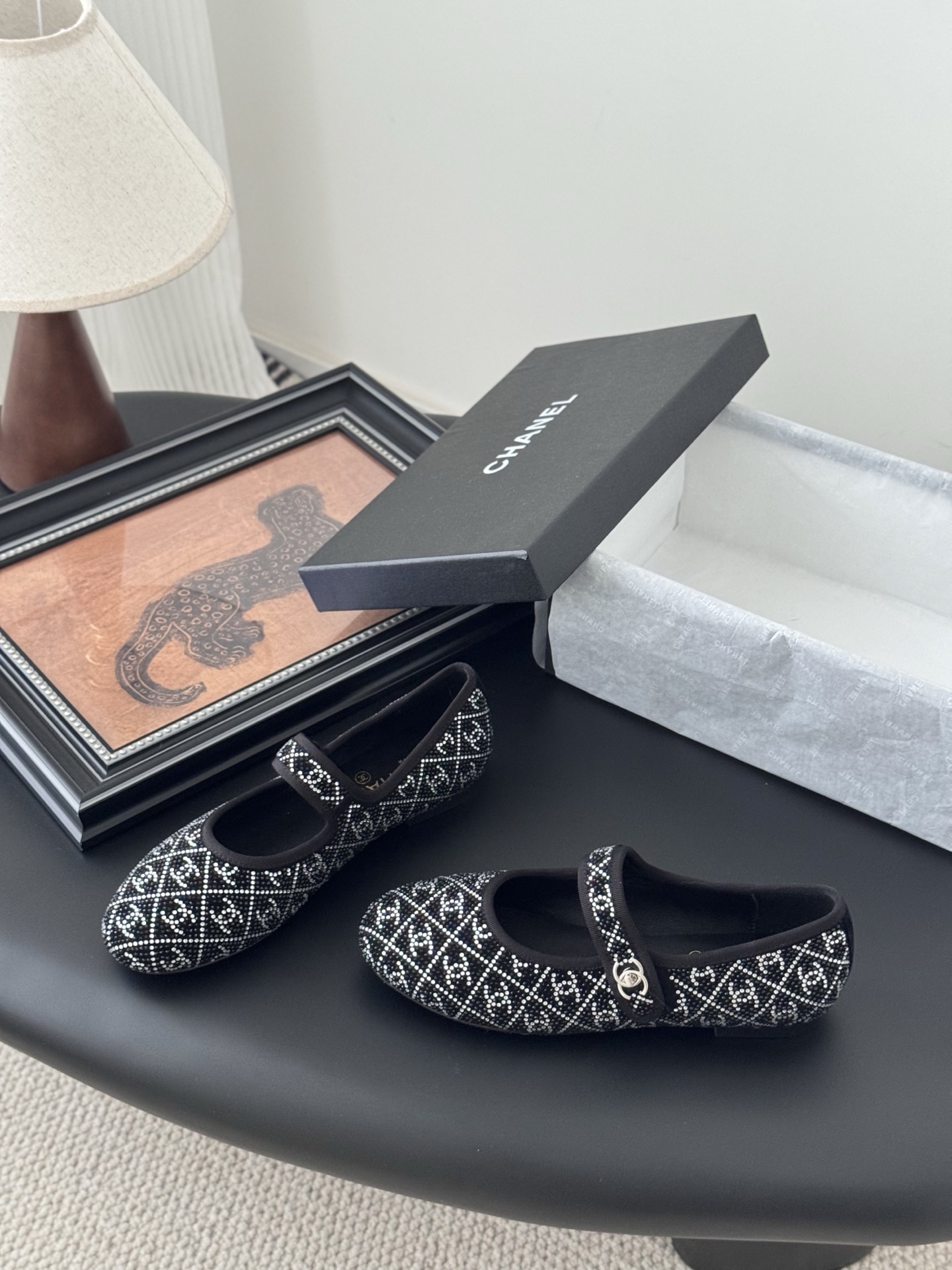 Chanel 샤넬 메리제인 플랫 슈즈 단화 신발