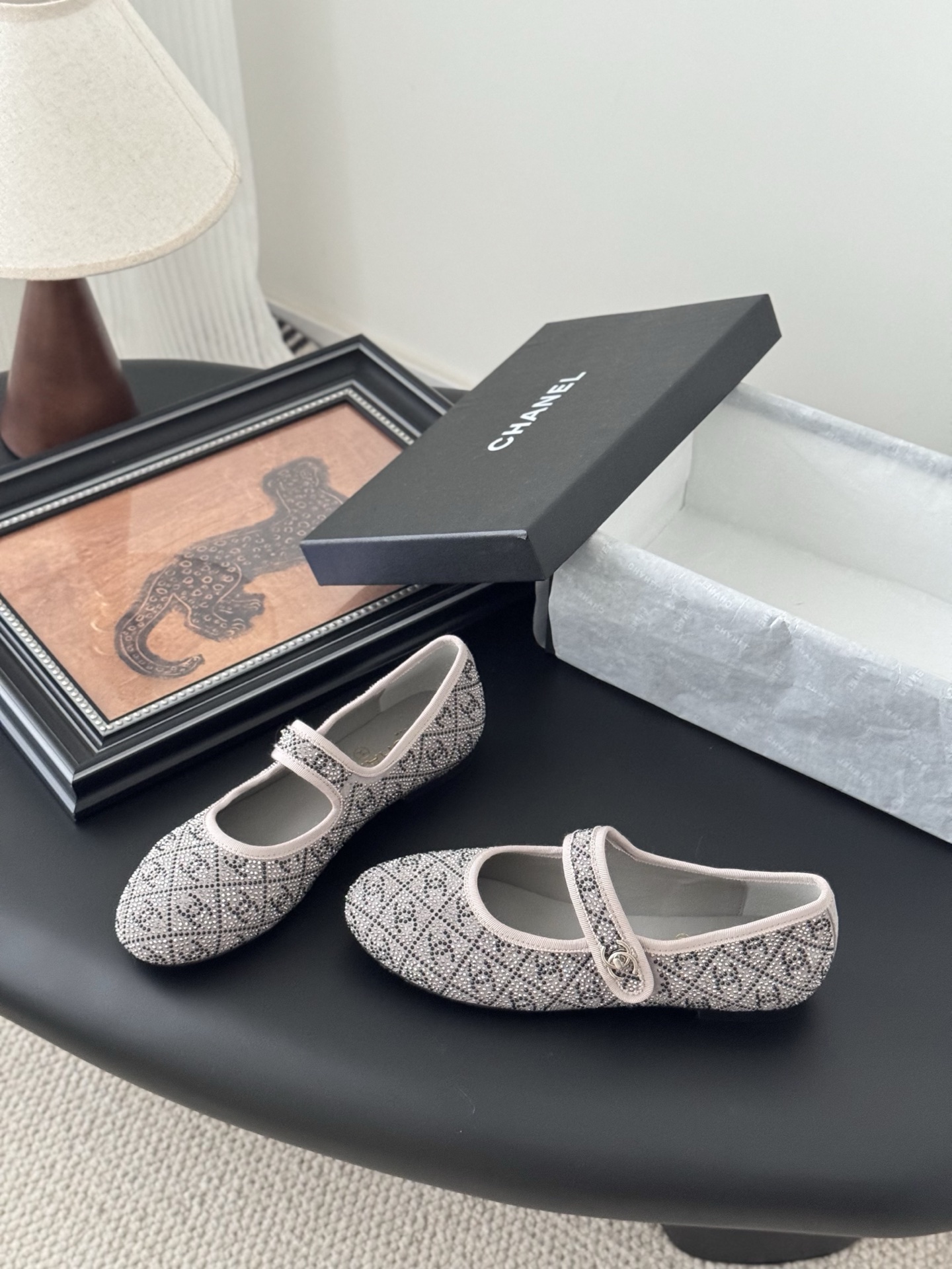 Chanel 샤넬 메리제인 플랫 슈즈 단화 신발