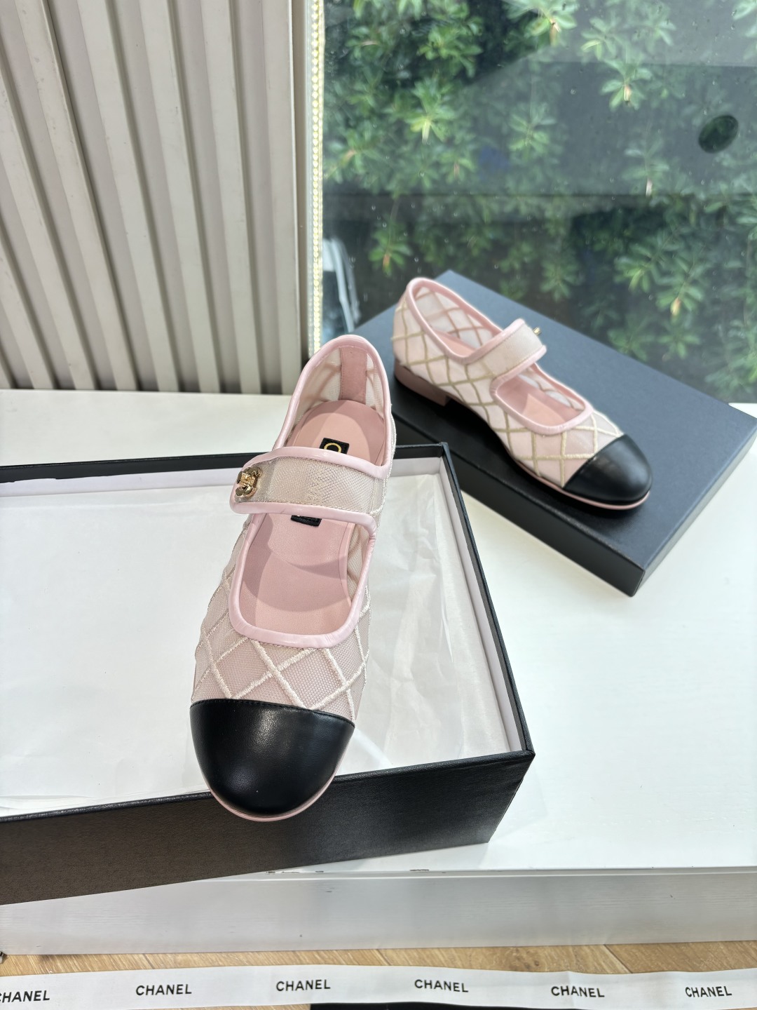 Chanel 샤넬  메리제인 샌들 플랫 슈즈 신발