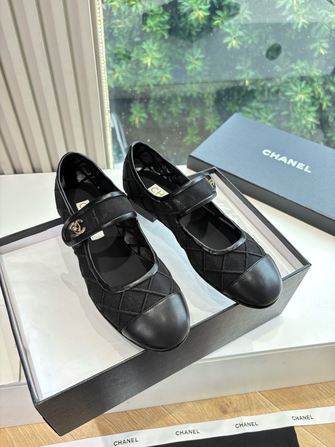 Chanel 샤넬  메리제인 샌들 플랫 슈즈 신발