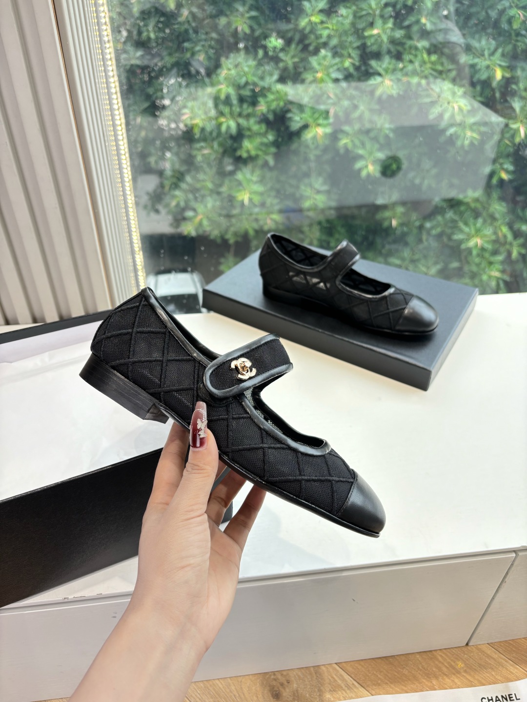 Chanel 샤넬  메리제인 샌들 플랫 슈즈 신발