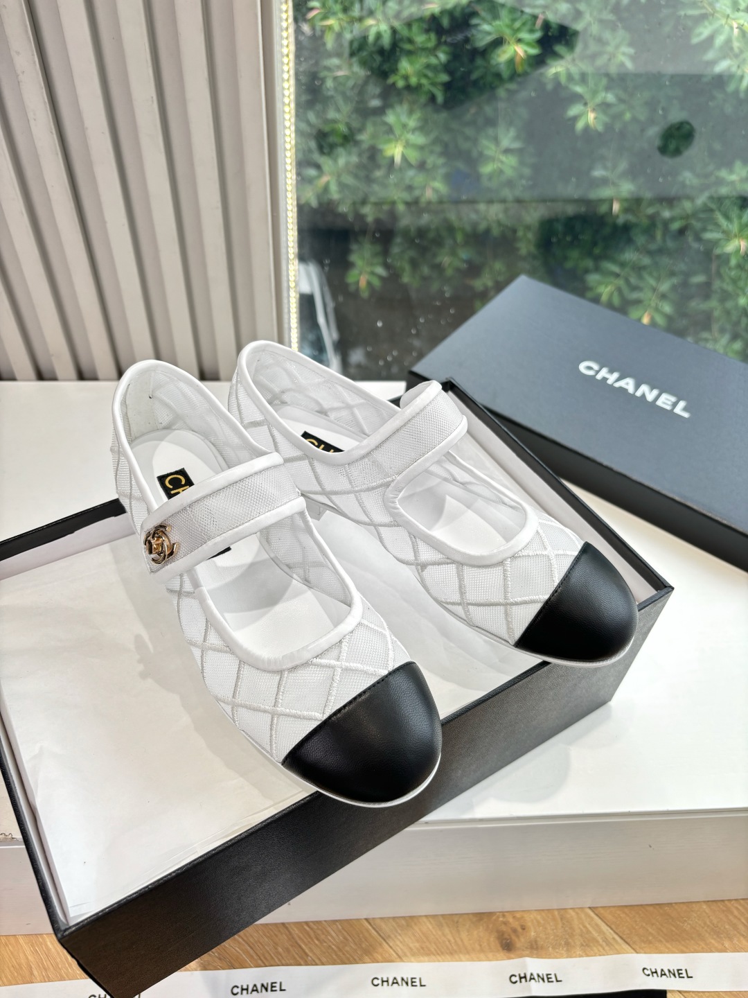 Chanel 샤넬  메리제인 샌들 플랫 슈즈 신발