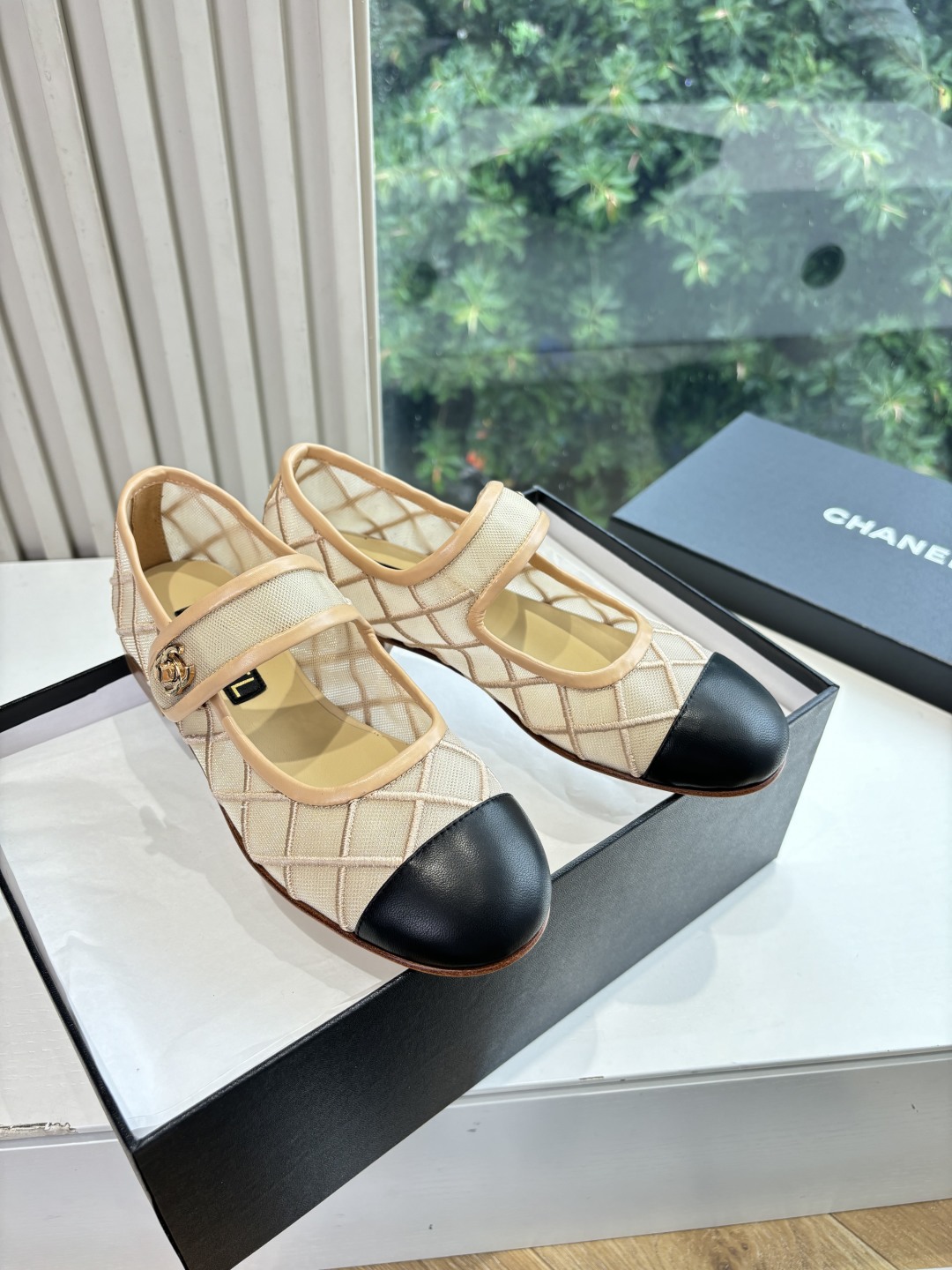 Chanel 샤넬  메리제인 샌들 플랫 슈즈 신발