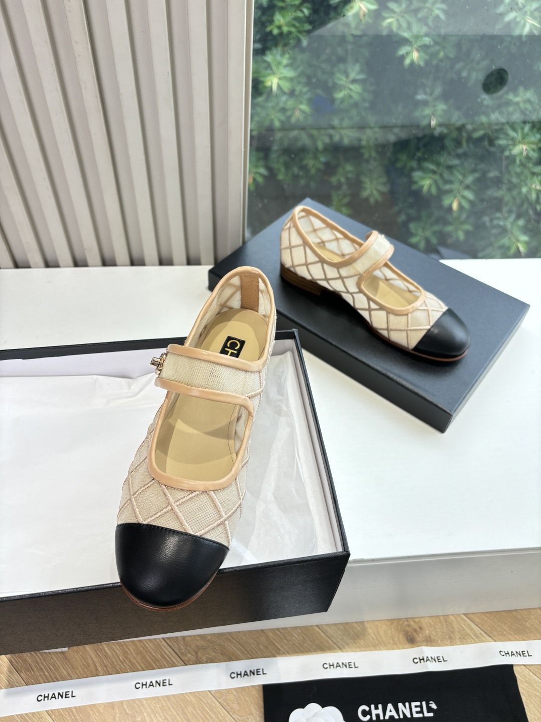 Chanel 샤넬  메리제인 샌들 플랫 슈즈 신발