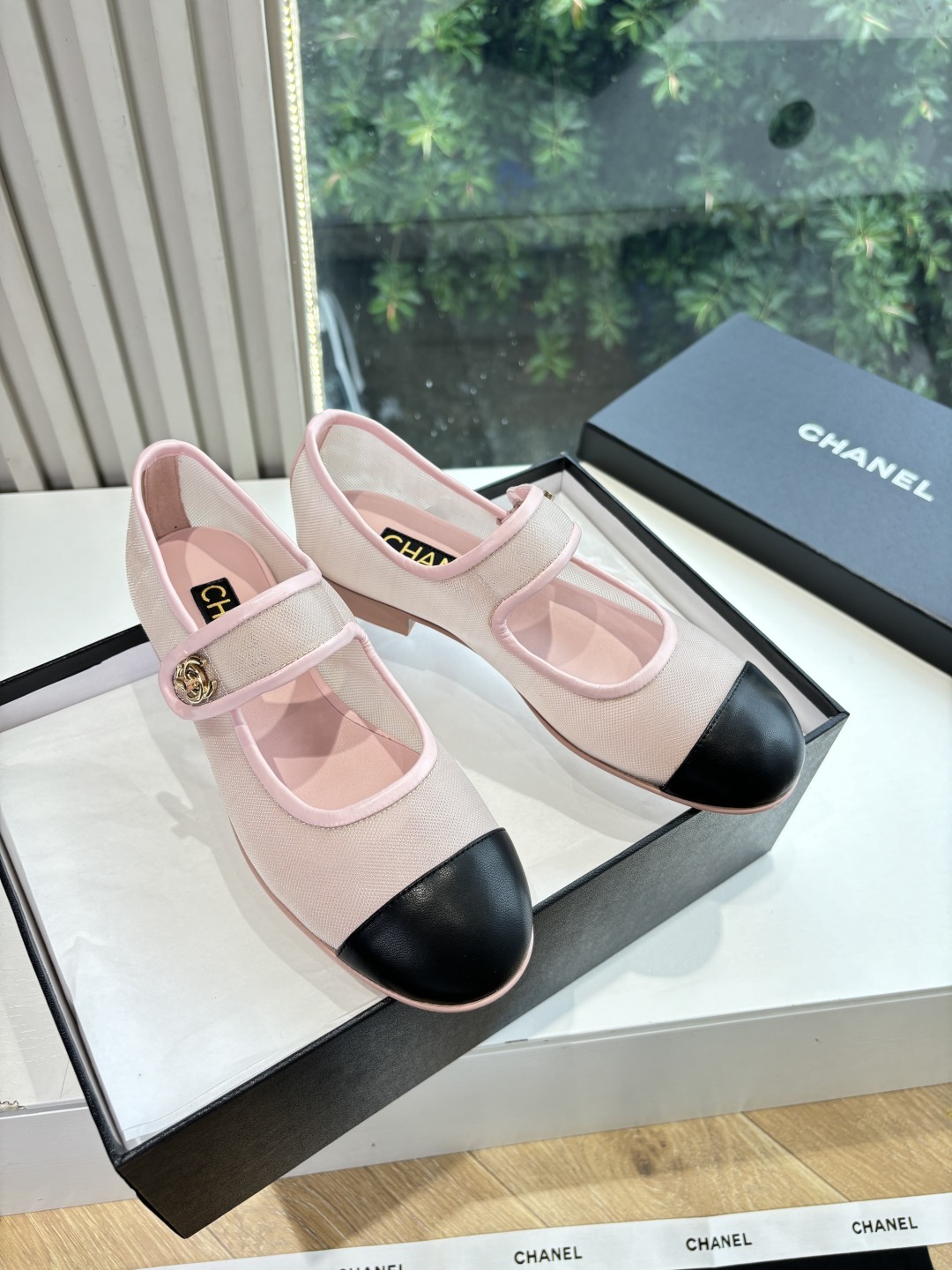 Chanel 샤넬  메리제인 샌들 플랫 슈즈 신발