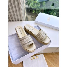 Dior CD 디올 자수 슬리퍼 샌들 신발
