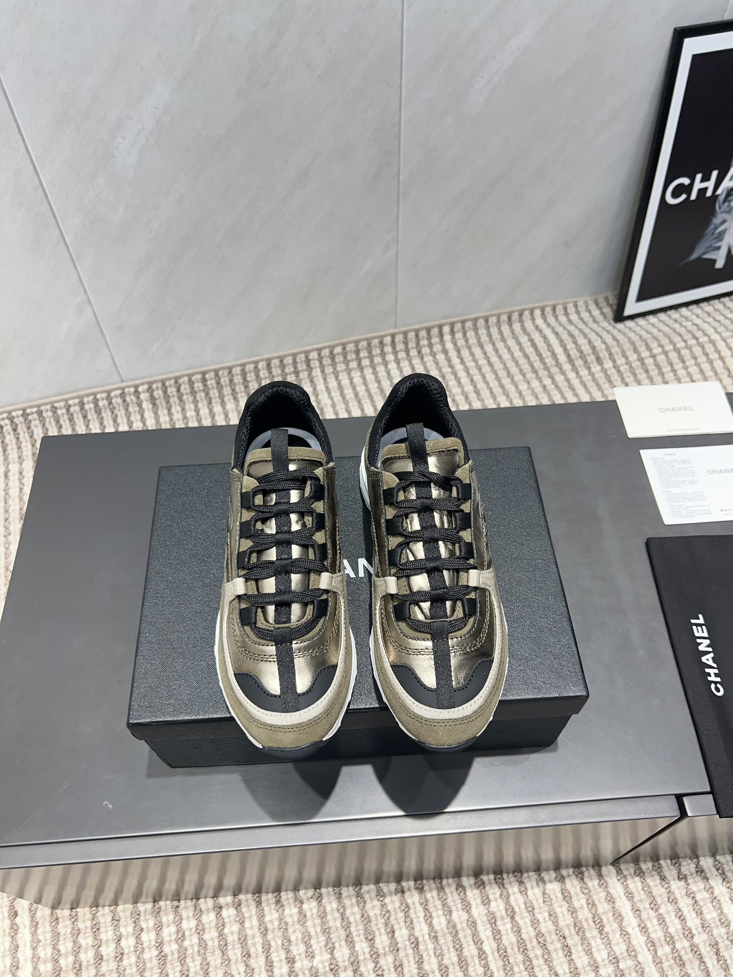 Chanel 샤넬 레트로 스니커즈 신발