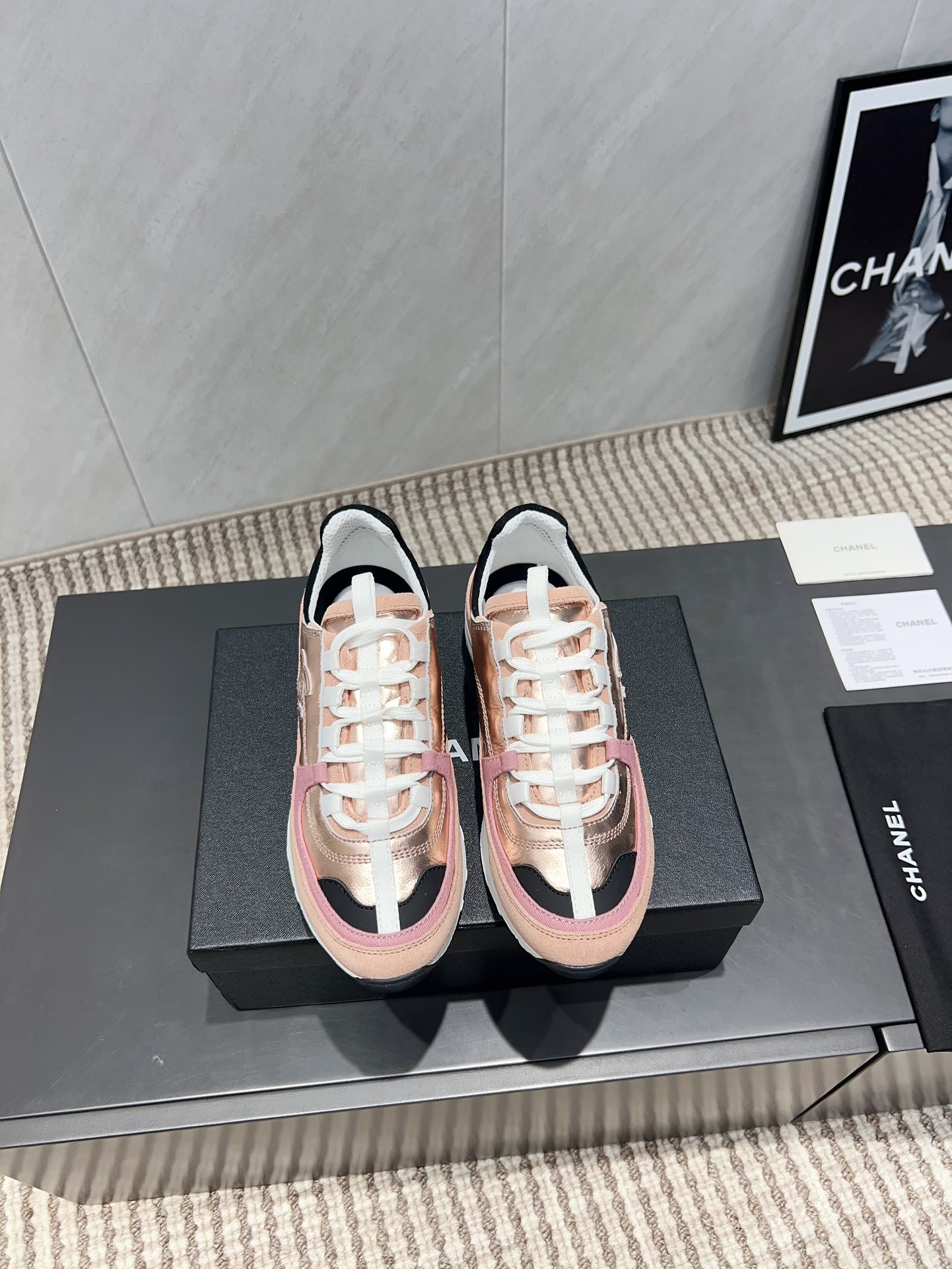 Chanel 샤넬 레트로 스니커즈 신발