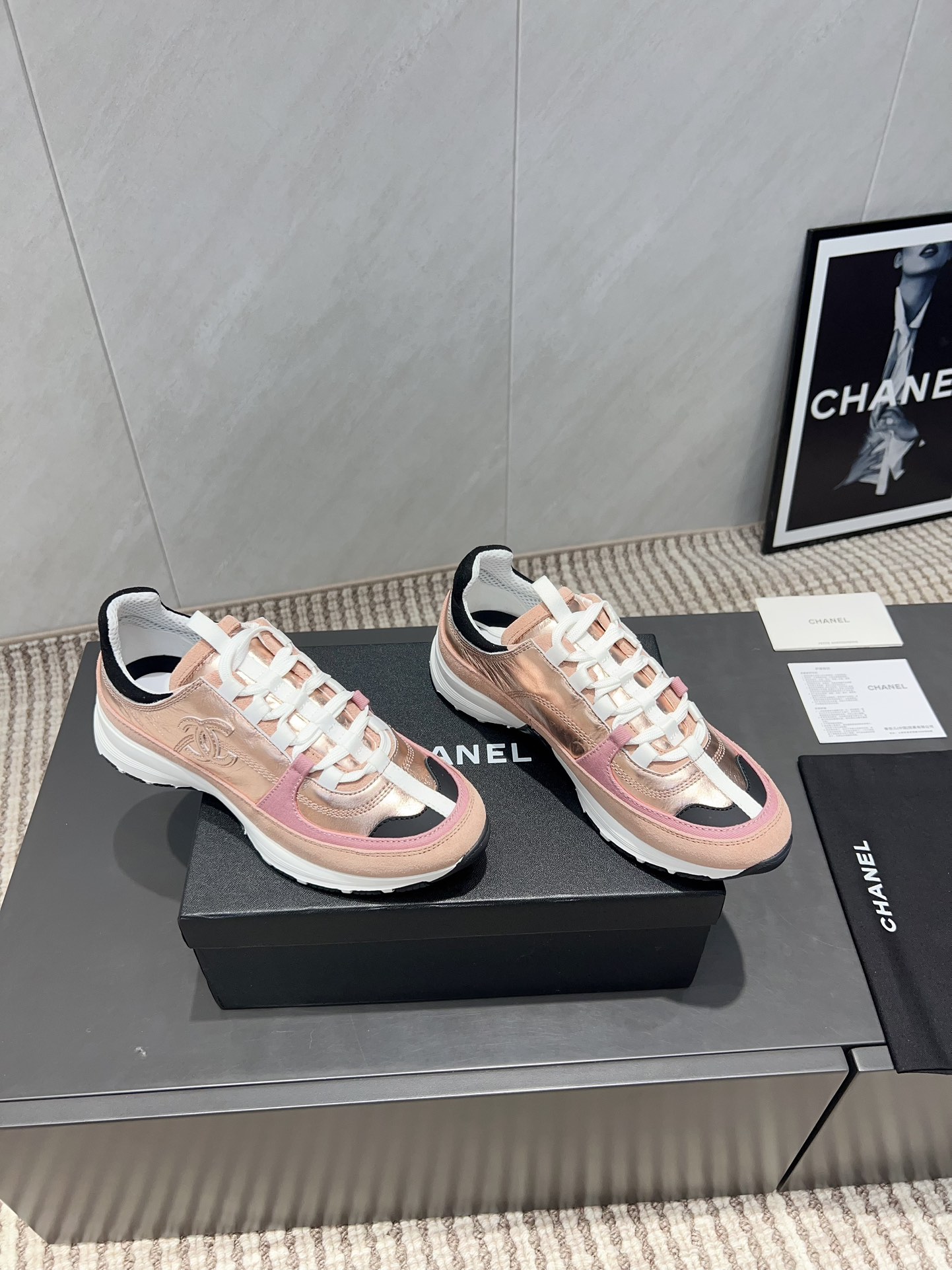 Chanel 샤넬 레트로 스니커즈 신발