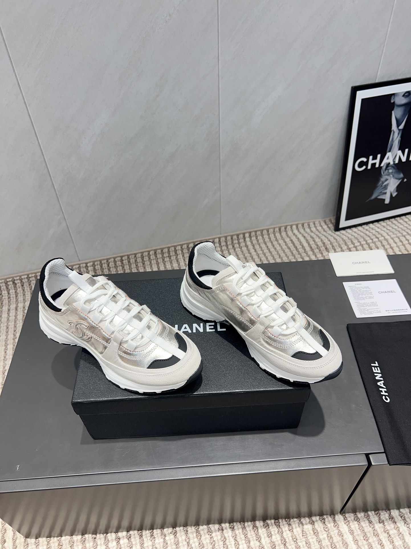 Chanel 샤넬 레트로 스니커즈 신발